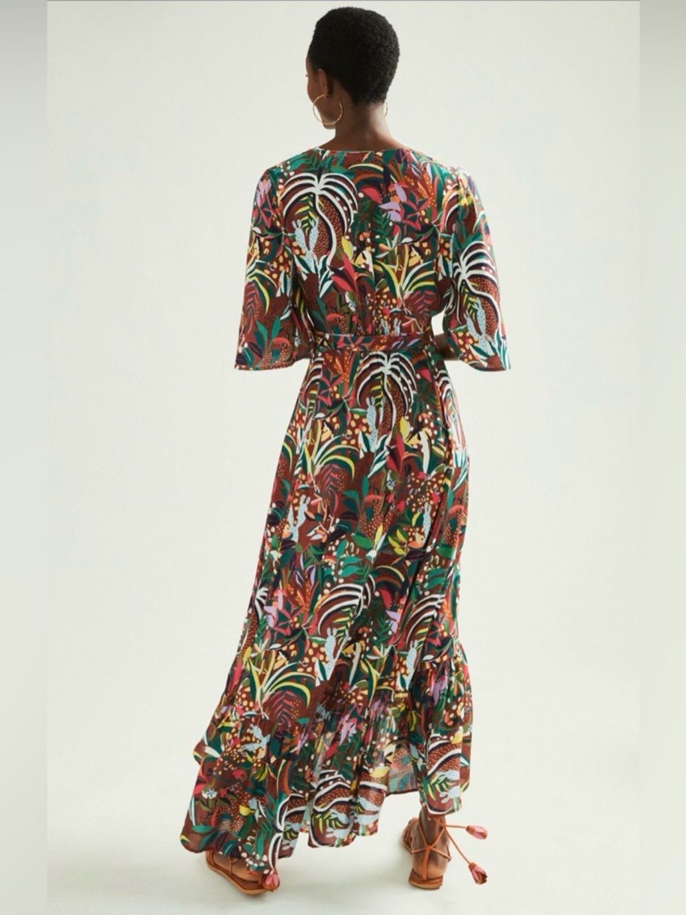 Farm Rio Wrap Maxi Dress - Picture 2 of 6